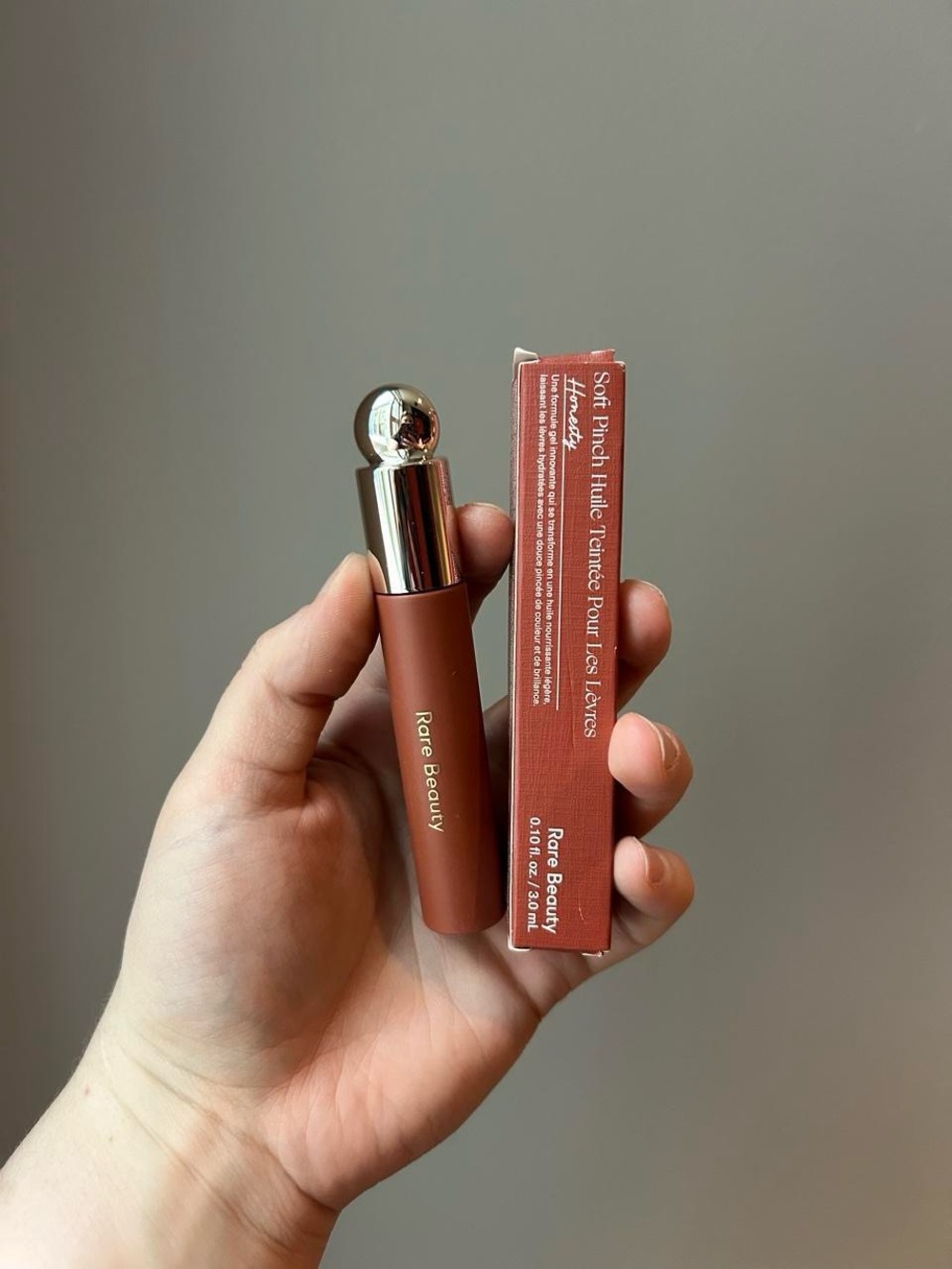 Brand new Rare Beauty Soft Pinch Tinted Lip Oil in the shade Honesty.
